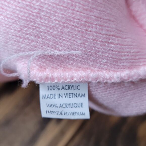 Unknown Brand. Pink Beanie. Adorable. OSFA. EUC - Picture 4 of 4